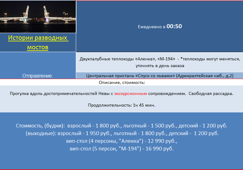 речные прогулки на теплоходе ночью